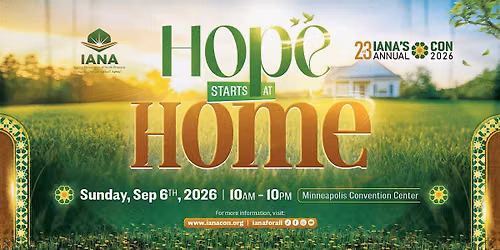 IANA CONVENTION 2026 - Hope Starts at Home