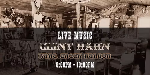 Live Music by Clint Hahn