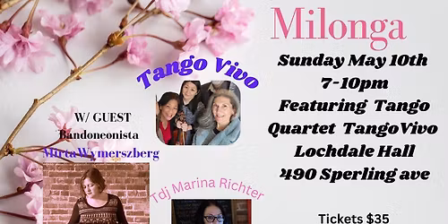 DIA DE LA MADRE MILONGA    Live Music 