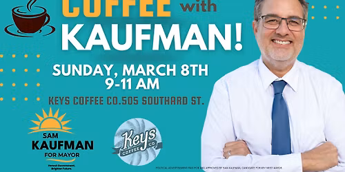 Coffee with Kaufman! 