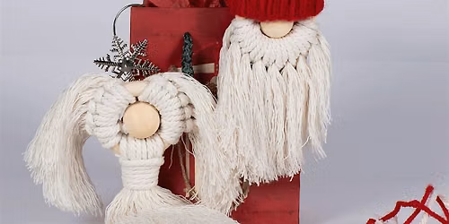 Knotty & Nice: Santa Gnomes & Cord Angels Workshop