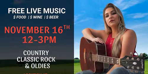 FREE Live Music - Rachel Duffen