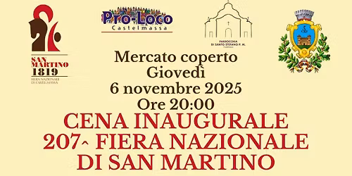 Cena di Beneficenza a favore della Scuola Materna Parrocchiale "S.Stefano" di Castelmassa