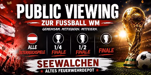 Public Viewing Seewalchen - Fu\u00dfball WM