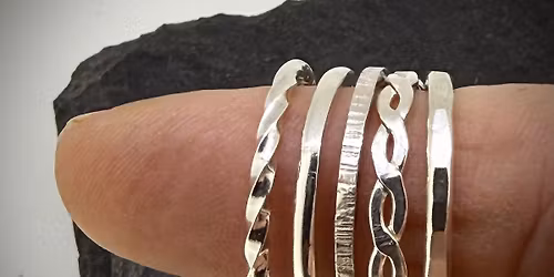 Make an all clear 5 ring stack with Kate Snookes on Friday July 10th, 2026 10.30 - 2.30pm