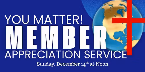 Member Appreciation Service