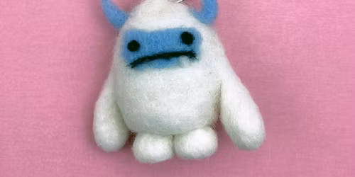 Pop-up Art School: Felted Yeti Keychain