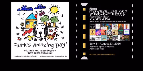 2026 PlayGround Free Play Festival: Fork\u2019s Amazing Day by Jove Tripp-Thompson