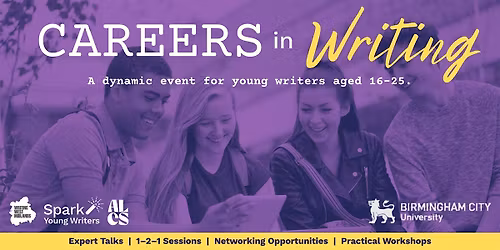 Careers in Writing Day 2026 (ages 16-25)