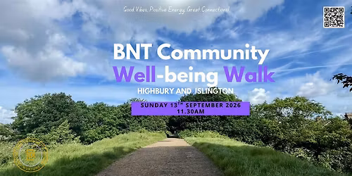 Wellbeing Walk- HIGHBURY AND  ISLINGTON