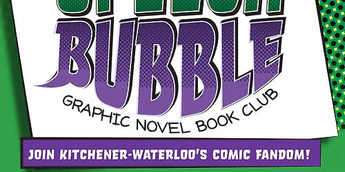 Speech Bubble Graphic Novel Book Club Meeting