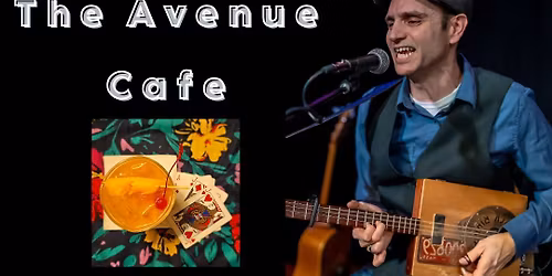 Blues Meets Bluegrass: Cigar Box Scott at The Avenue Cafe