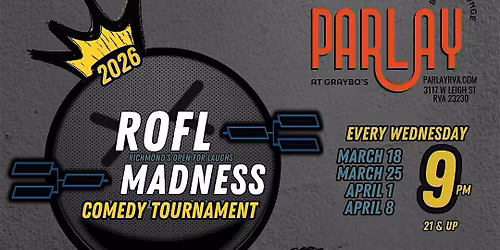ROFL MADNESS COMEDY TOURNAMENT  - ROUND 1 PT. 1