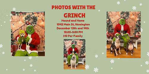 Paw-liday Photos With the Grinch SUNDAY 14TH