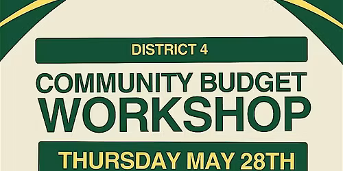 Councilmember Ramachandran Midcycle Budget Education Workshop
