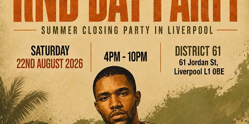 RNB DAY PARTY - Liverpool's Biggest RnB Summer Day Party