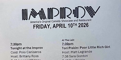 Tonight At the Improv