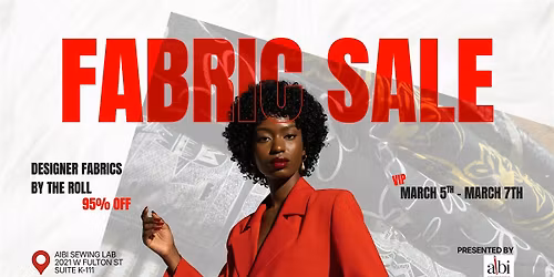AIBI's Fabric Sale of the Year