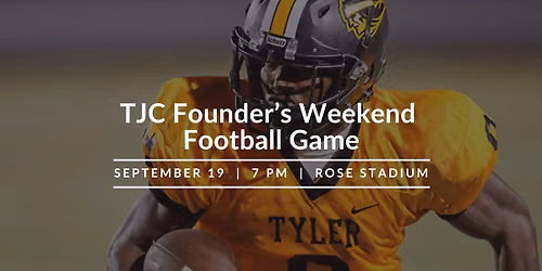 TJC Founder's Weekend Football Game