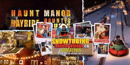 Holiday Village - All Weather Snow Tubing & Light Village Adventure