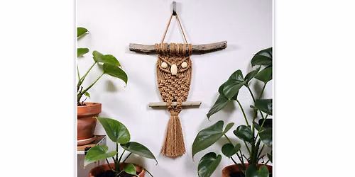 Macrame Brown Owl