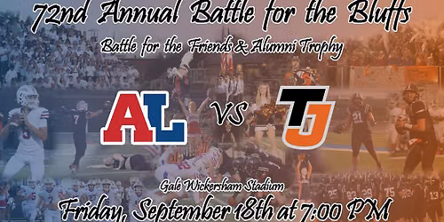 AL vs. TJ Football: Battle for the Friends & Alumni Trophy