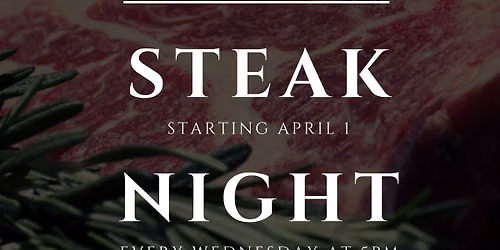 Steak Night @VFW POST 5408 & Parker\u2019s Pub 