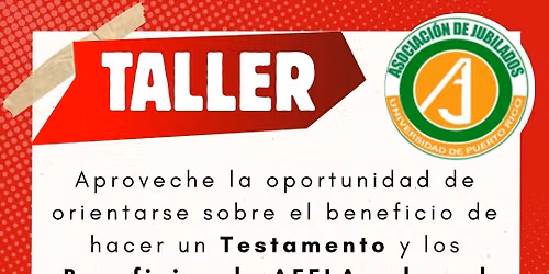 Taller Testamentario y Servicio de AEELA (Seguro de Auto y Viajes)