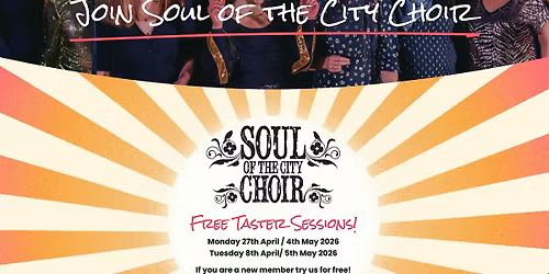 Free Taster with 100 strong choir! Newbies, shower singers & pros welcome!