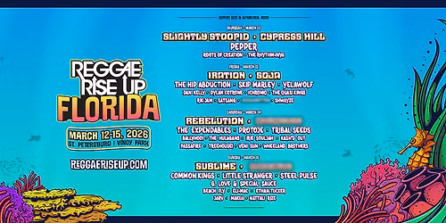 2026 Reggae Rise Up Florida - 4 Day Pass at Vinoy Park