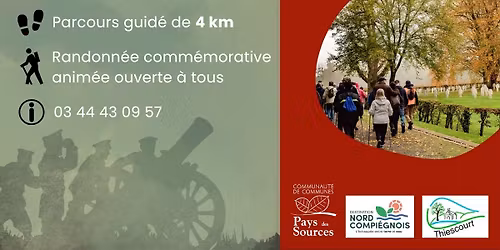 Randonn\u00e9e historique guid\u00e9e et anim\u00e9e de 4 km