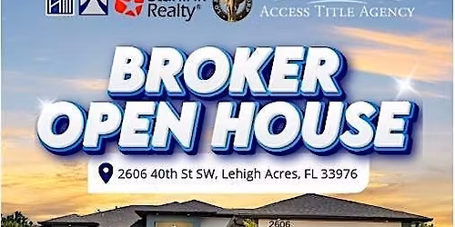 Broker\u2019s Open House \u2013 Exclusive Property Tour & Networking Event