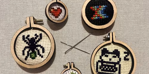 Slow Arts and Crafts Saturdays: Cross Stitched Accessories