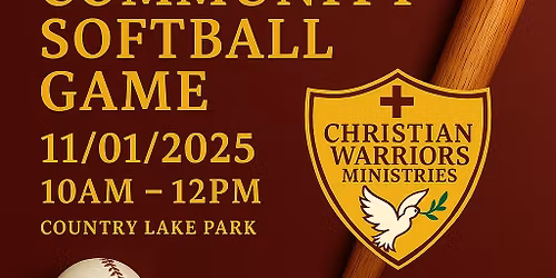 COMMUNITY SOFTBALL GAME