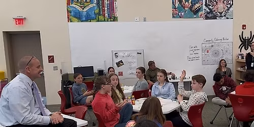 An evening with our school superintendent