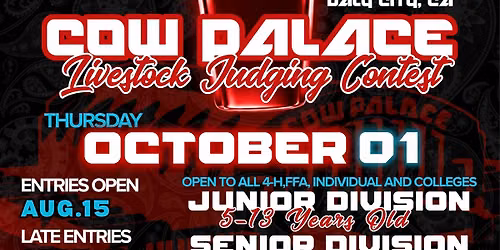 Cow Palace Livestock Judging Contest