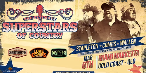 The Ultimate Superstars of Country Tribute - Gold Coast