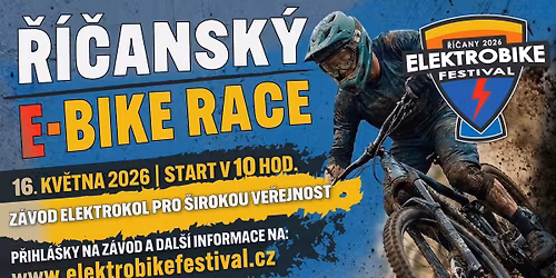 Elektrobike Festival 2026 - z\u00e1vod elektrokol \u0158\u00ed\u010dansk\u00fd E-bike race