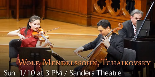 Wolf, Mendelssohn, Tchaikovsky