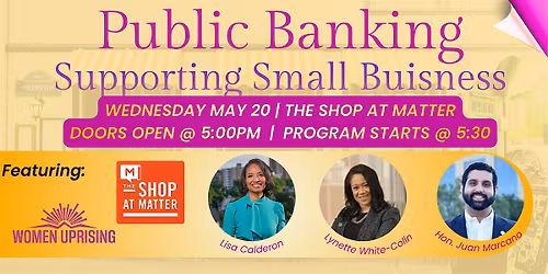 Public Banking: Supporting Small and Micro Businesses