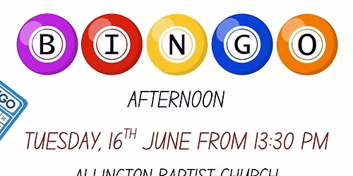 Bingo Afternoon Fundraiser