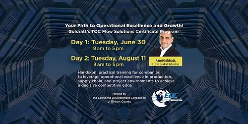 Theory of Constraints (TOC) Flow Solutions Certification Workshops