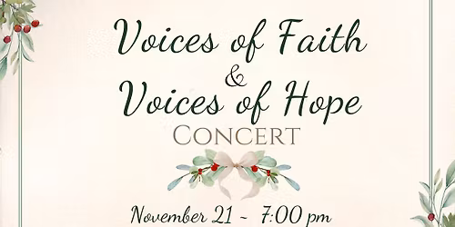 Voices of Faith and Hope Choir Concert
