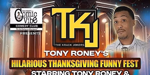 Accepting Vendors CashualTEE \u2726 Tony Roney Vendor Comedy and Shopping Event!