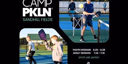 CAMP PKLN | 3 Day Youth (6\/23-6\/25) + Adult (7\/14-7\/16) Pickleball Camp