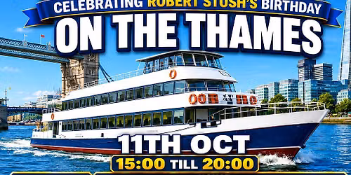 Stush on the Thames Boat party