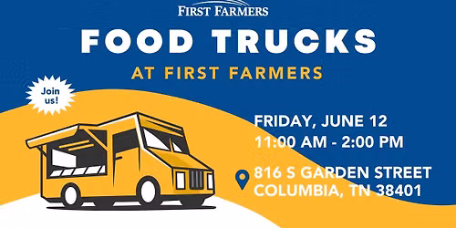 Food Trucks at First Farmers: Columbia Main Office