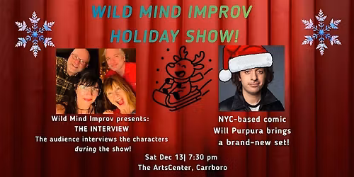 WILD MIND IMPROV HOLIDAY SHOW!