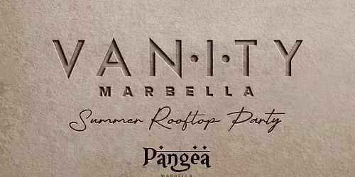 VANITY ROOF TOP PARTY @ PANGEA