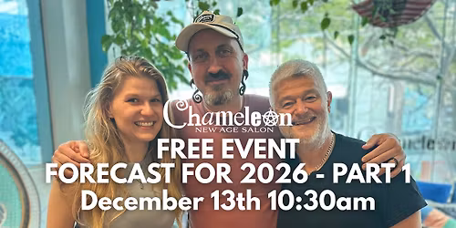 FREE EVENT - Forecast for 2026 - Part 1 \ud83d\udd2e